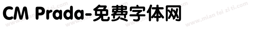 CM Prada字体转换